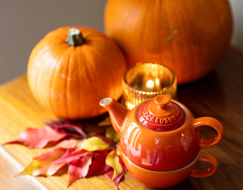 Le Creuset Tea for One Set Orange Colour