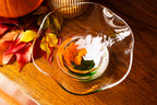 Jerpoint scalloped edge hand blown glass bowl
