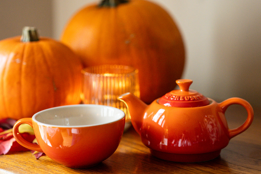 Le Creuset Tea for One Set Orange Colour