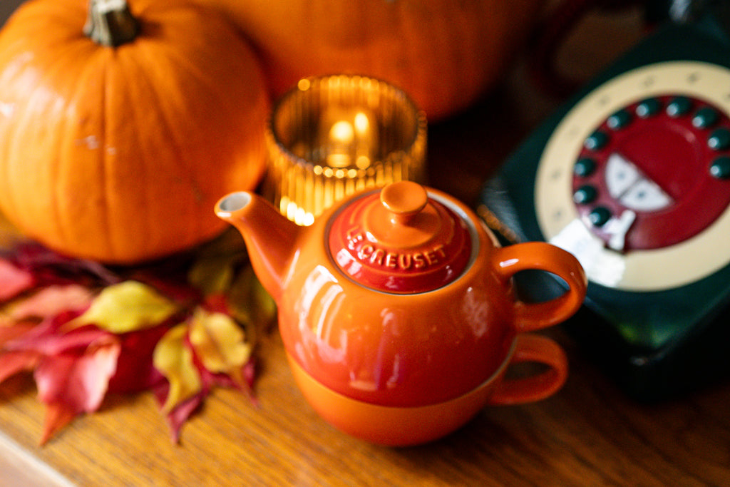 Le Creuset Tea for One Set Orange Colour