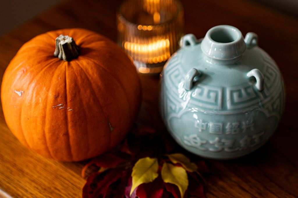 Chinese Celadon Ceramic Rice Wine Pot