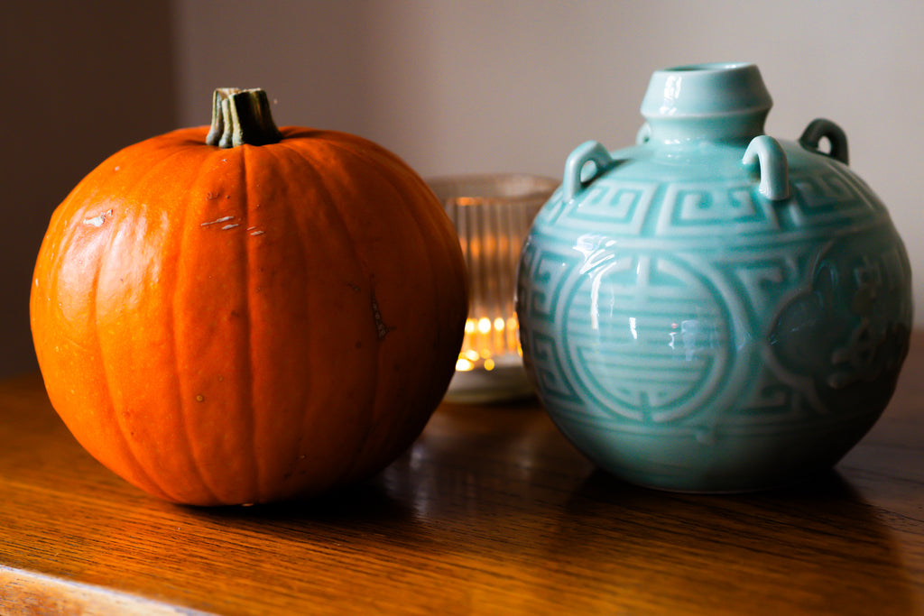 Chinese Celadon Ceramic Rice Wine Pot
