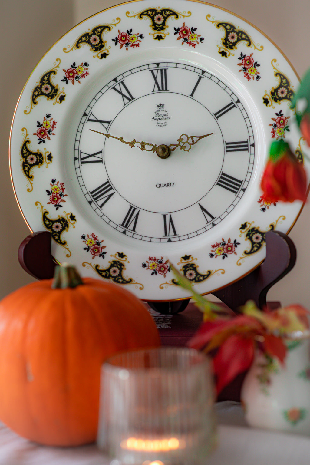 Royal Imperial Ceramic Wall Clock