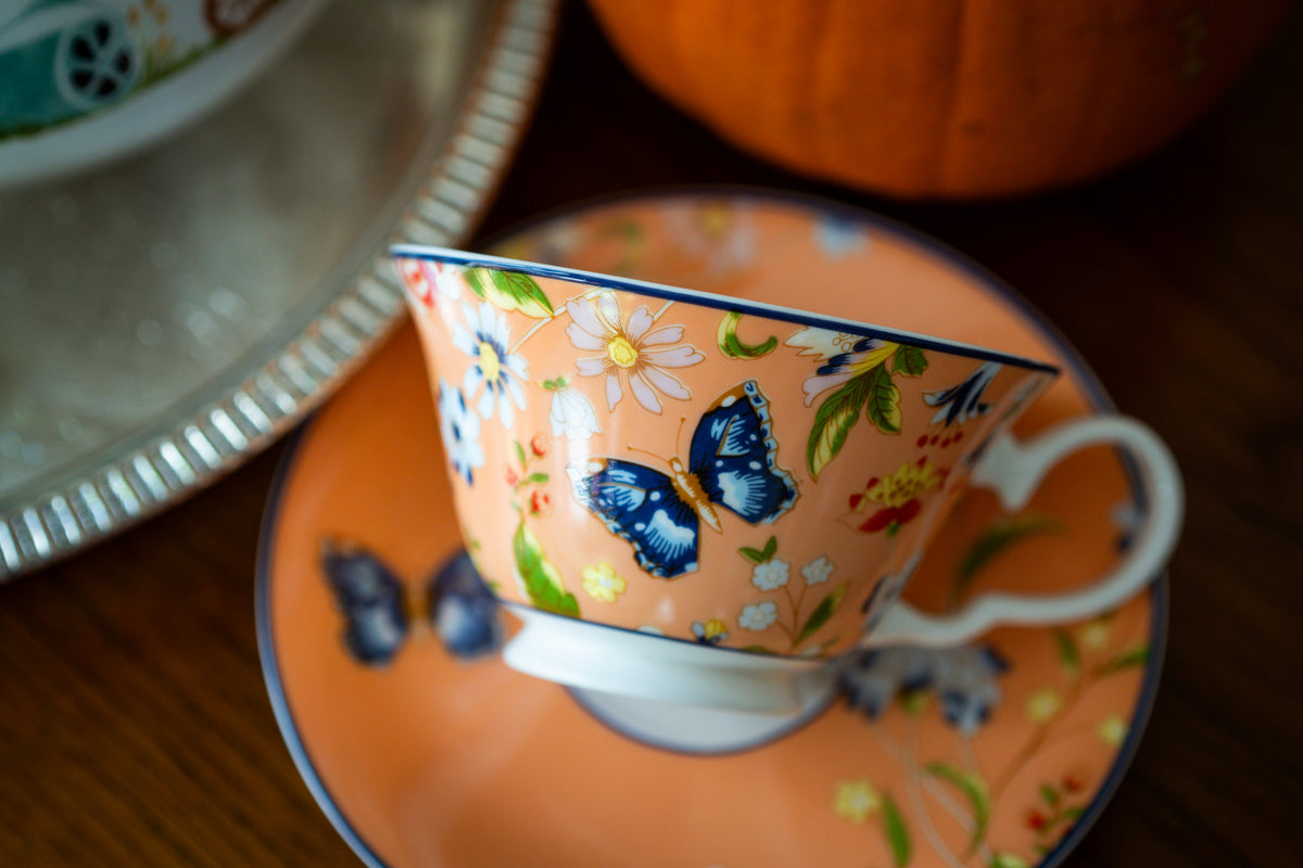 Aynsley Cottage Garden Teacup and Saucer