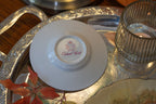 Aynsley Set including Coffee Cup and a Dessert Plate Orchard Gold