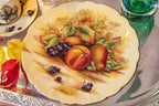 Aynsley Set including Coffee Cup and a Dessert Plate Orchard Gold