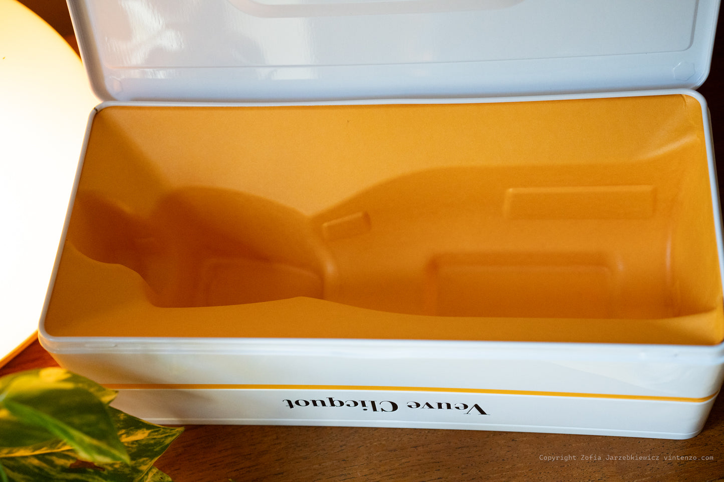 Veuve Clicquot Cassette Box Champagne Bottle Holder 1772 Retro Limited Edition