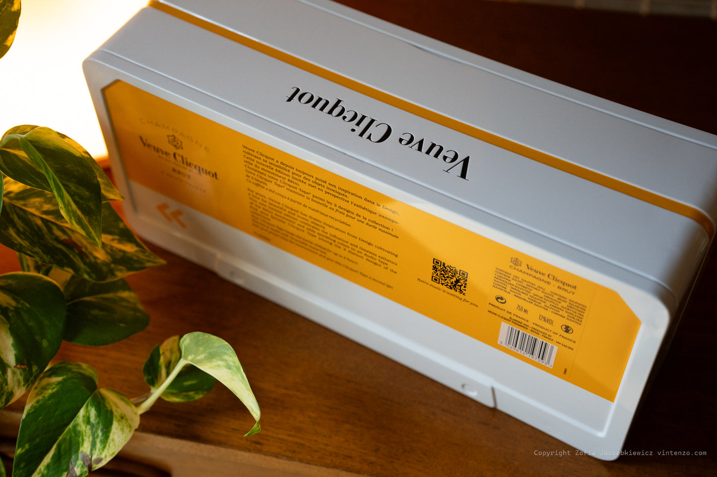 Veuve Clicquot Cassette Box Champagne Bottle Holder 1772 Retro Limited Edition