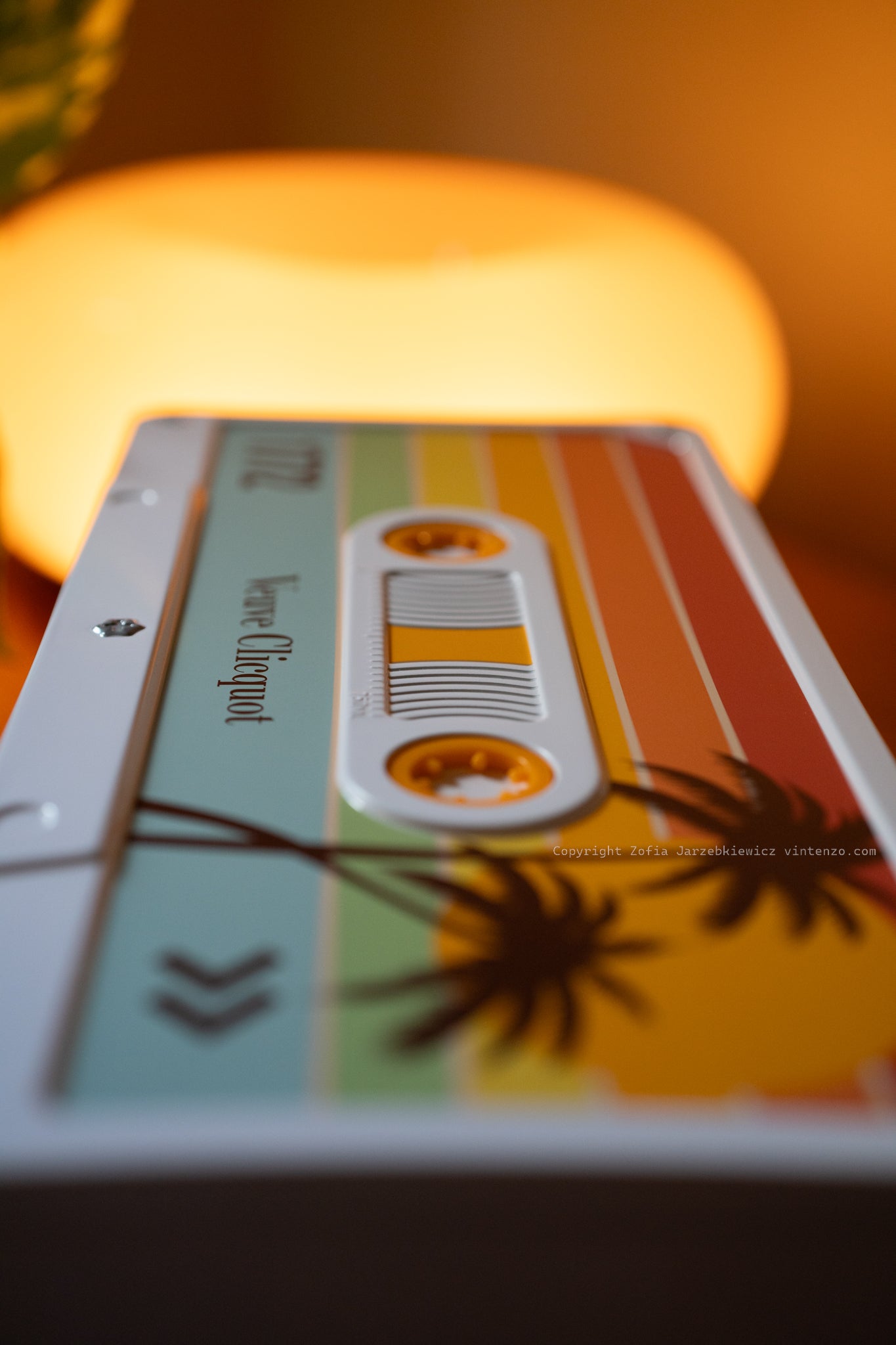 Rare Veuve Clicquot Cassette Box Champagne Bottle Holder