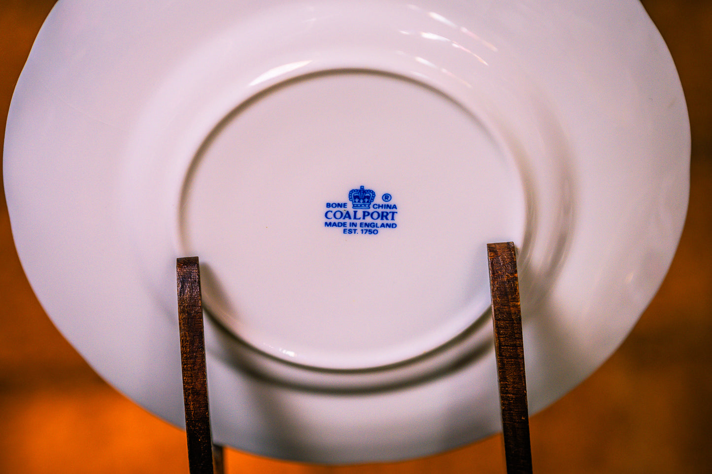 Coalport Montrose Blue Trio Set of Tea Cup with Saucer and Plate