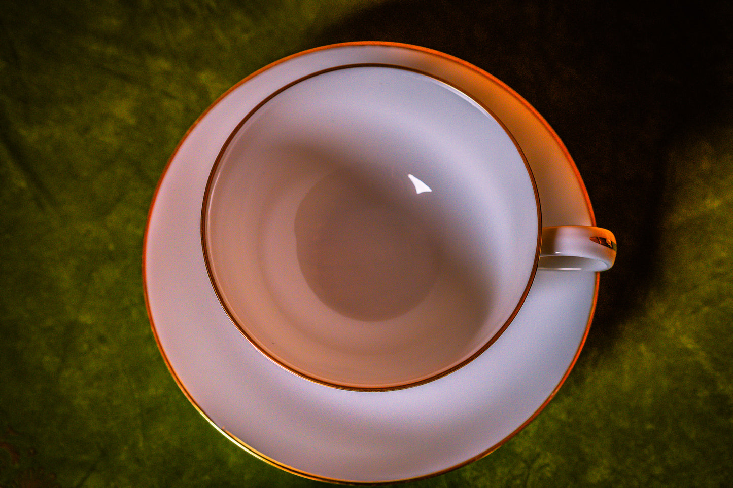 Arklow Pottery Cup and Saucer Tara Brooch Set of 2