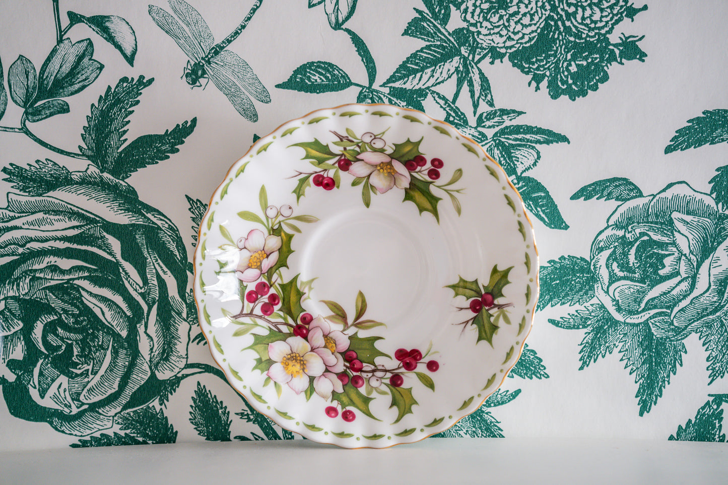 Royal Albert December Flower Of The Month Series Cup and Saucer