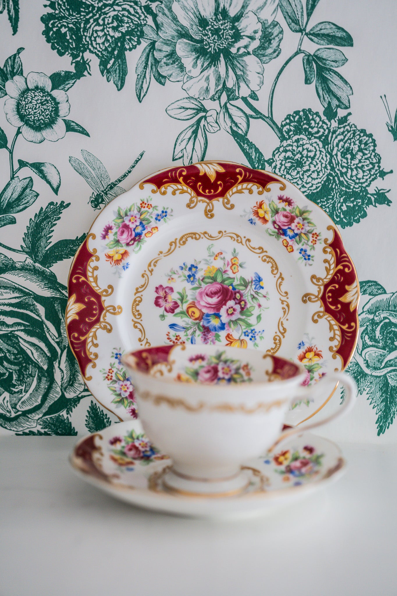 Royal Albert Canterbury Tea Cup with Saucer and a Plate (3 available)