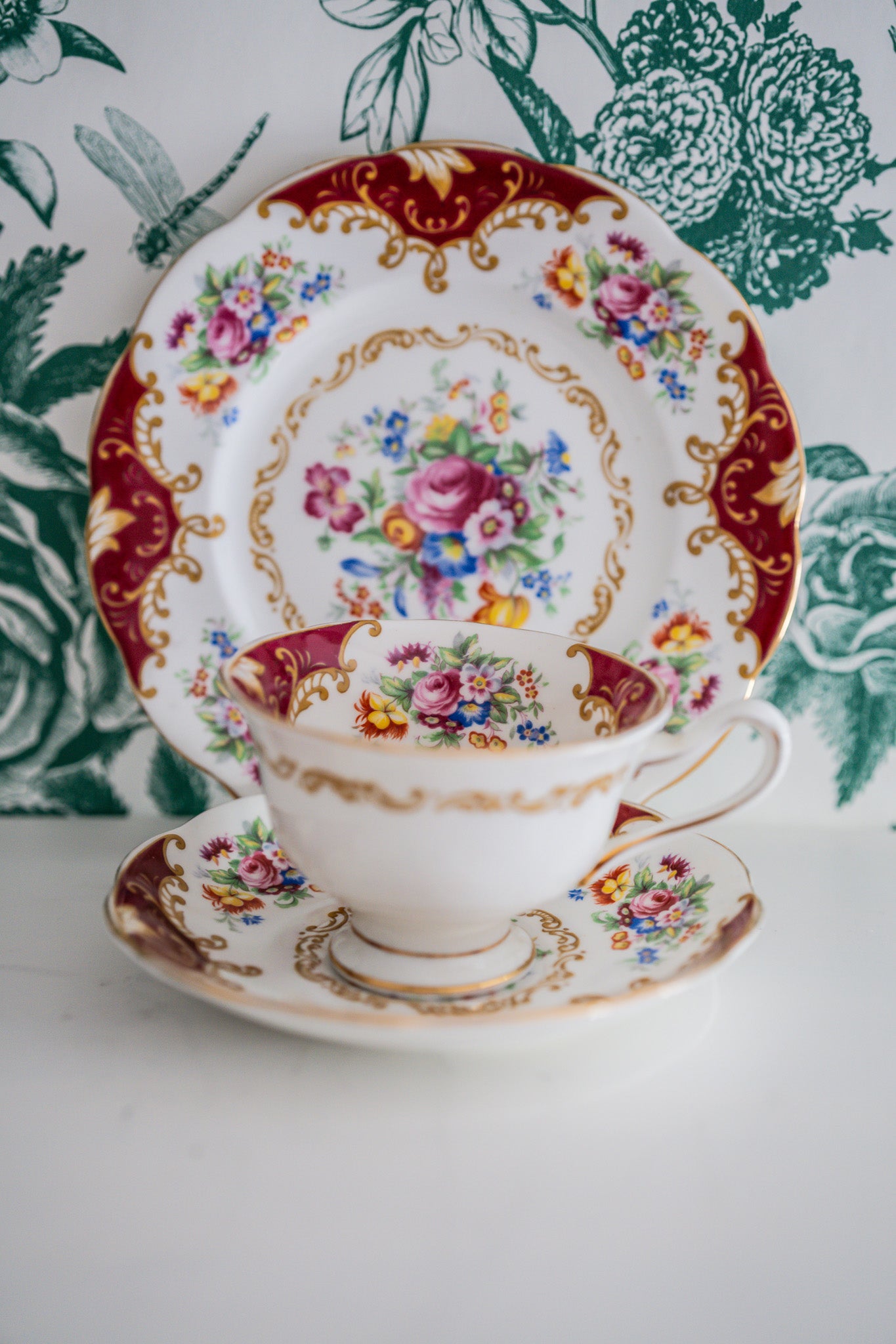 Royal Albert Canterbury Tea Cup with Saucer and a Plate (3 available)