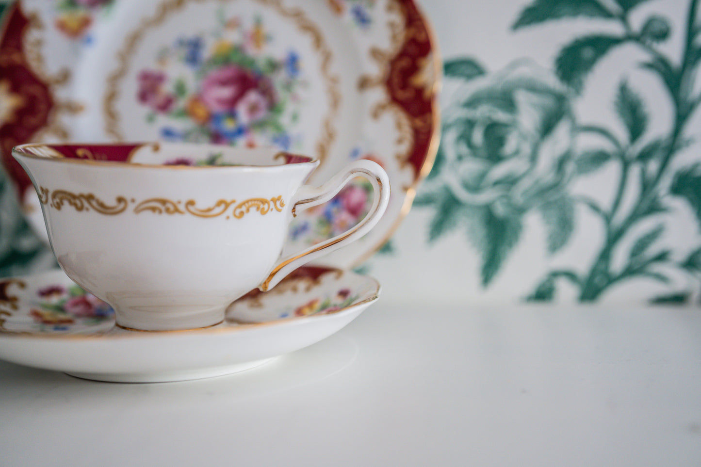 Royal Albert Canterbury Tea Cup with Saucer and a Plate (3 available)