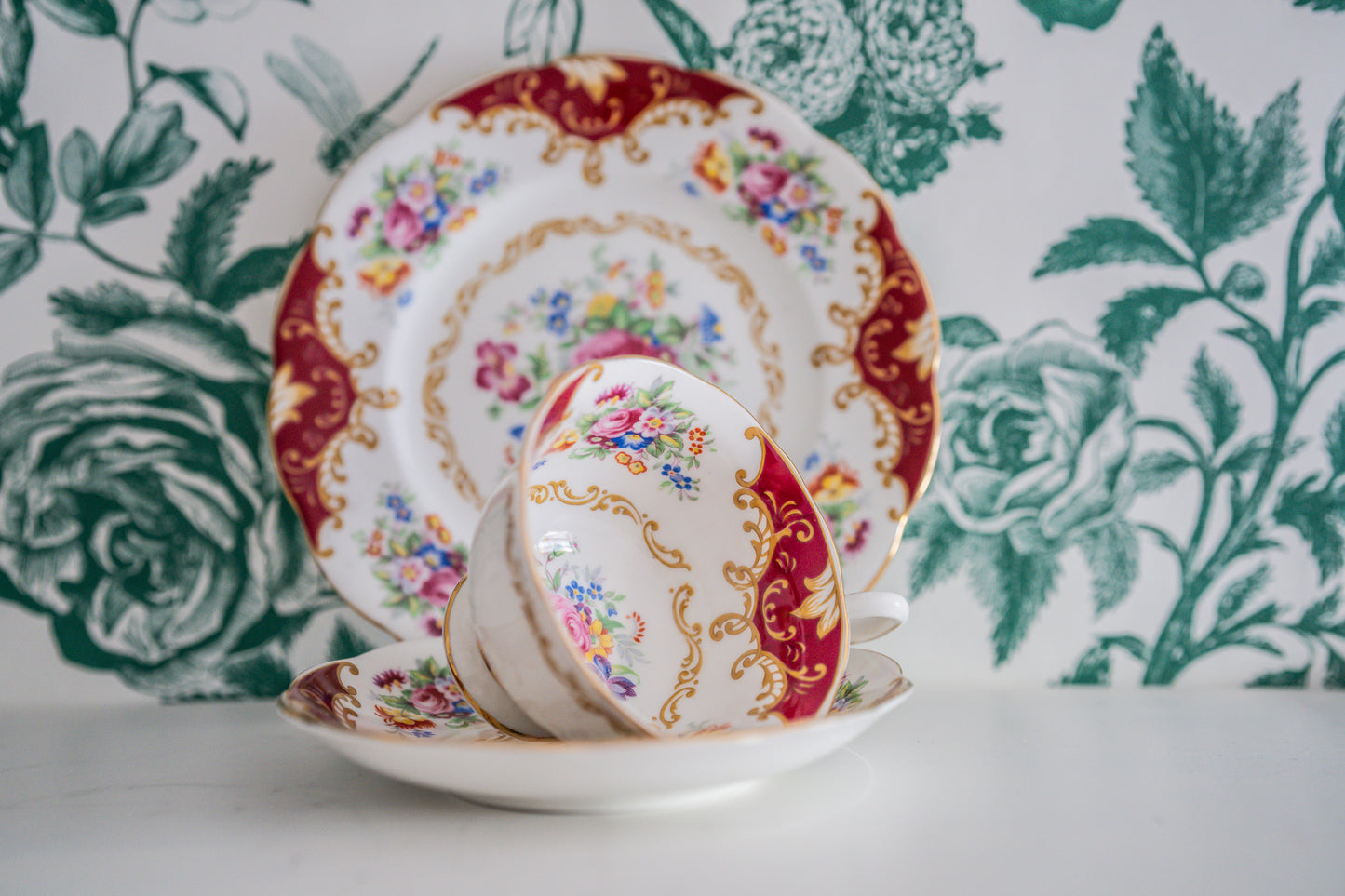 Royal Albert Canterbury Tea Cup with Saucer and a Plate (3 available)