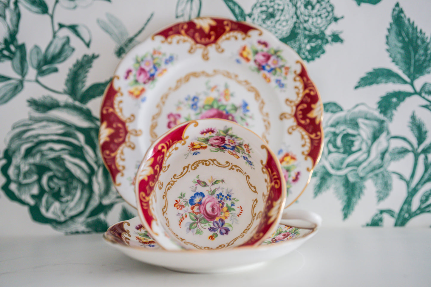 Royal Albert Canterbury Tea Cup with Saucer and a Plate (3 available)