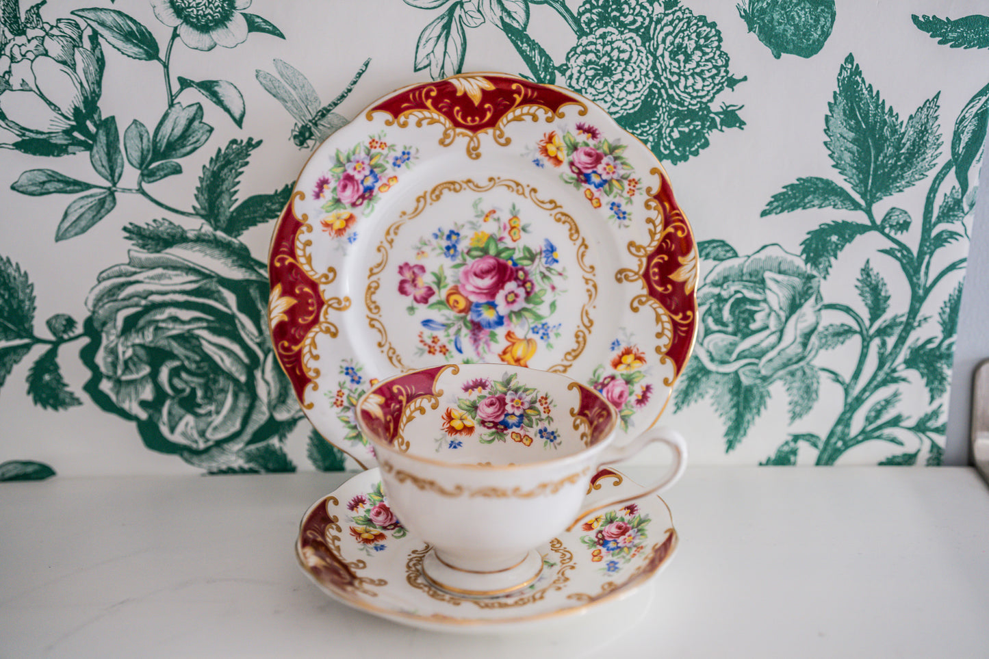 Royal Albert Canterbury Tea Cup with Saucer and a Plate (3 available)