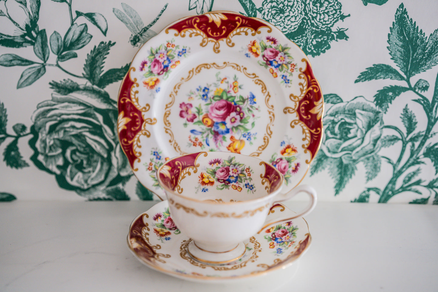 Royal Albert Canterbury Tea Cup with Saucer and a Plate (3 available)