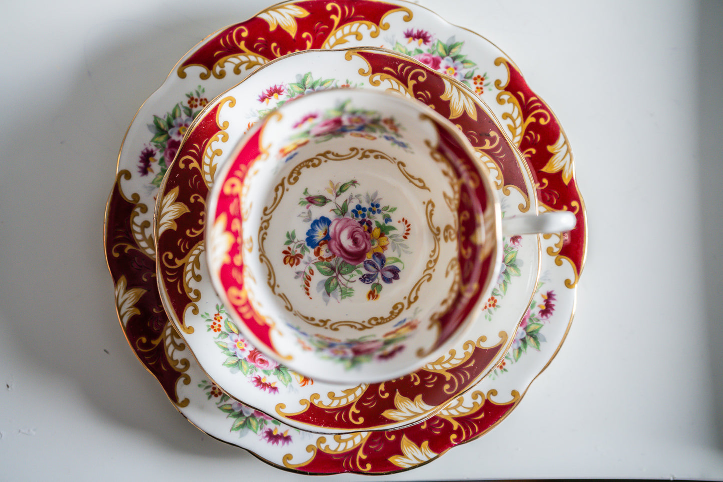 Royal Albert Canterbury Tea Cup with Saucer and a Plate (3 available)