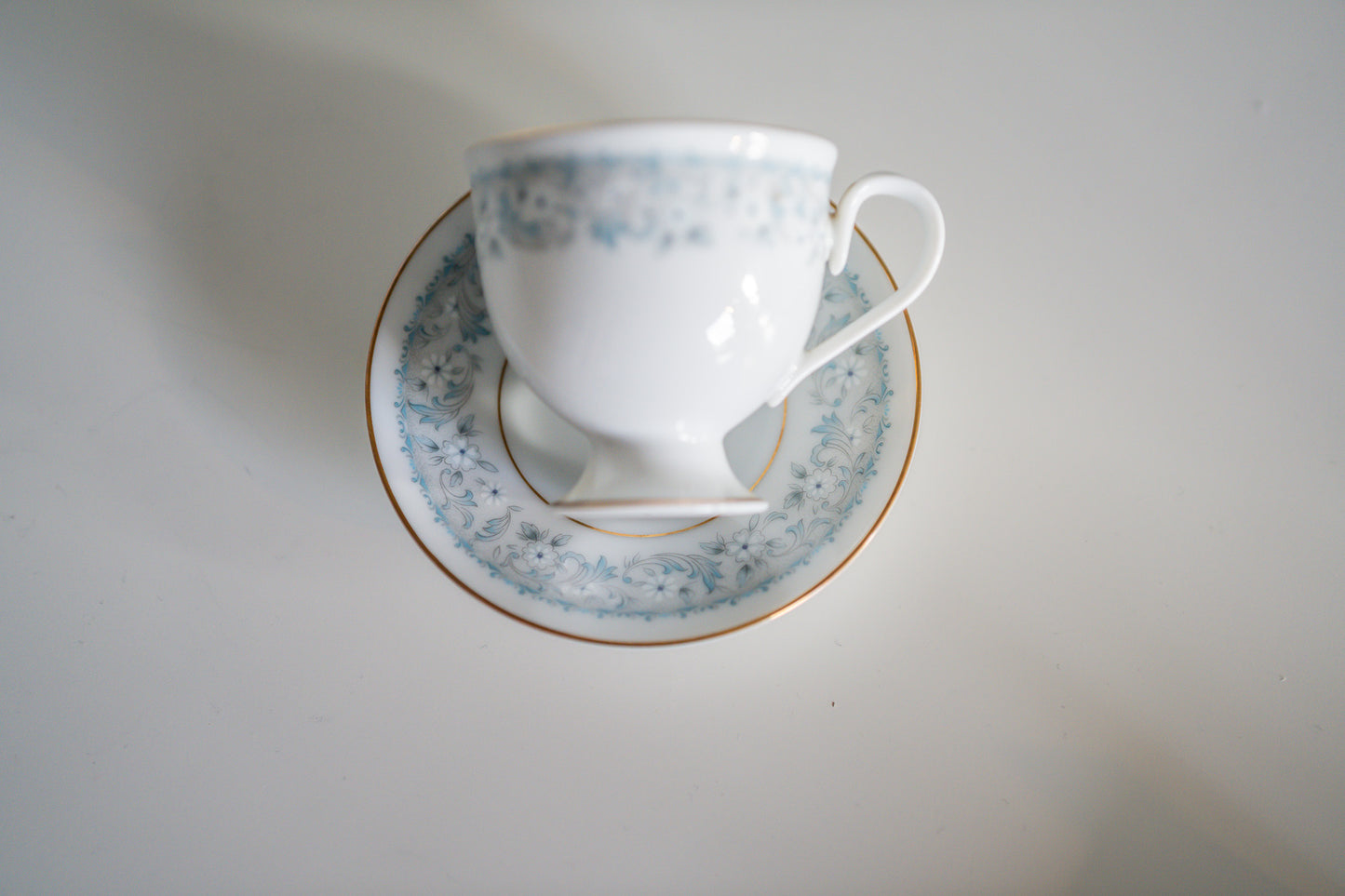 Four Coffee Espresso Cups with Saucers Including Progression, Royal Worcester, RC Ireland and Royal Worcester England