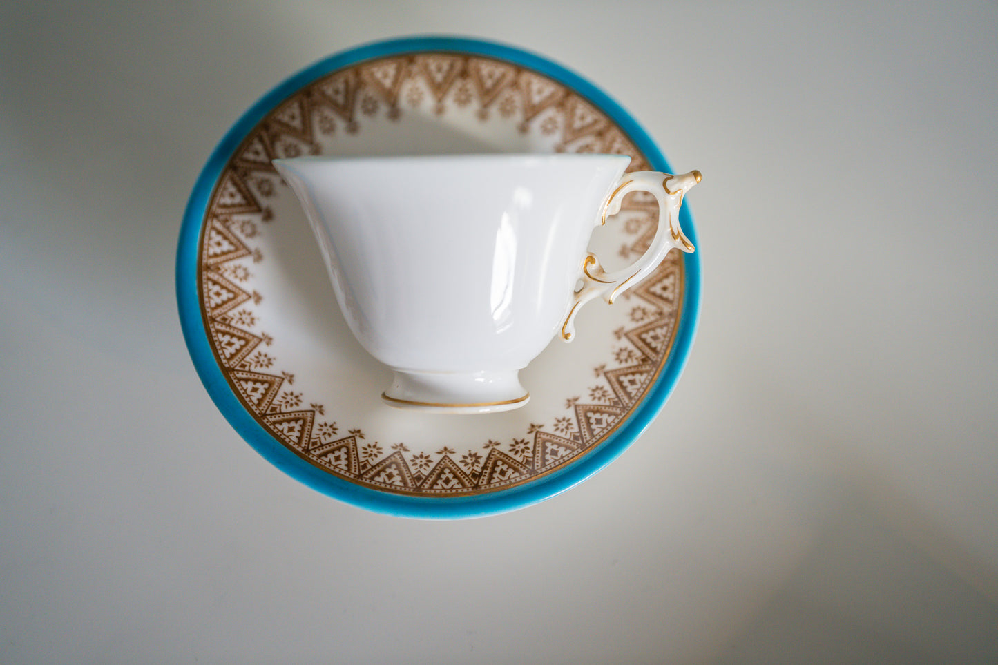 Four Coffee Espresso Cups with Saucers Including Progression, Royal Worcester, RC Ireland and Royal Worcester England