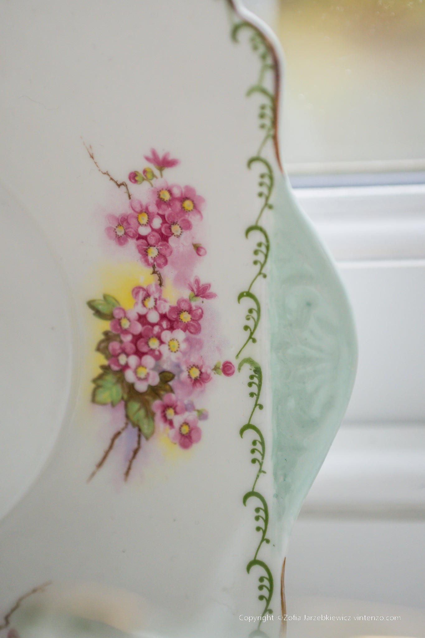 Shelley Rare Blossom Tea Set- Trios, Cake Plate, Milk and Sugar Bowl 21 Pieces