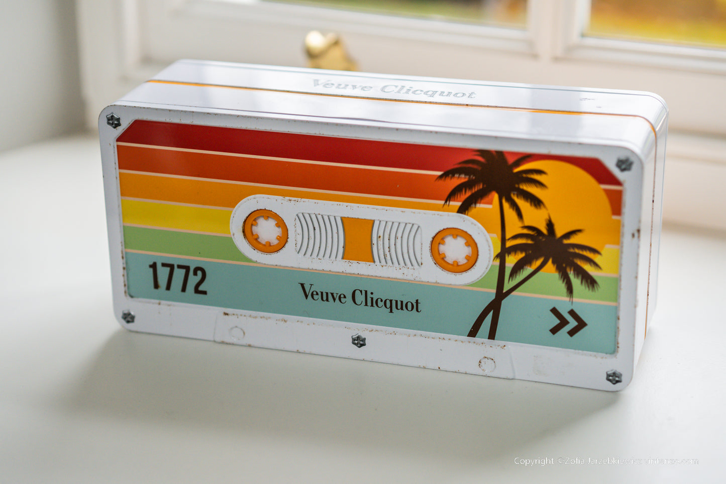 Rare Veuve Clicquot Cassette Box Champagne Bottle Holder