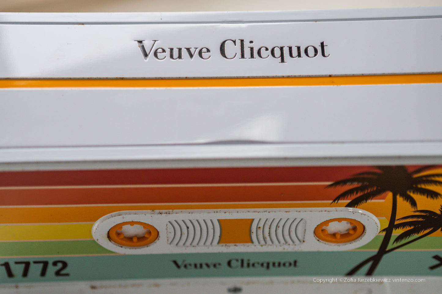 Rare Veuve Clicquot Cassette Box Champagne Bottle Holder