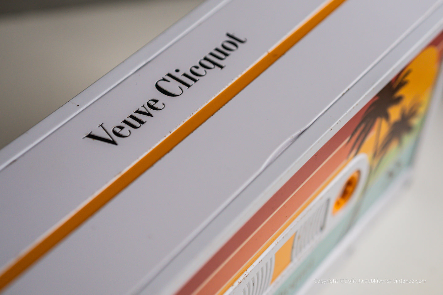 Rare Veuve Clicquot Cassette Box Champagne Bottle Holder