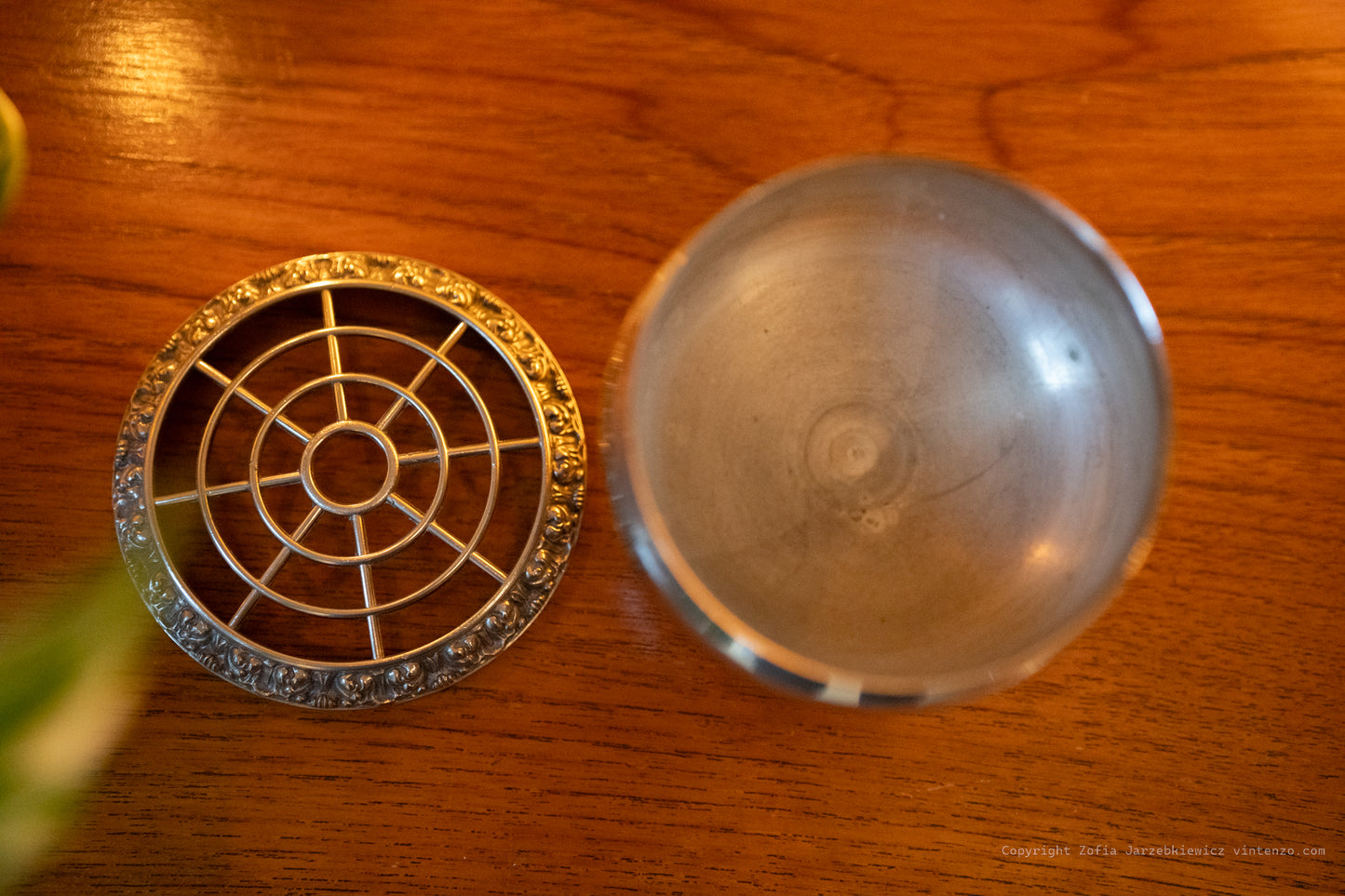 Ianthe of England Silver Plated Flower Posy Vase Rose Bowl