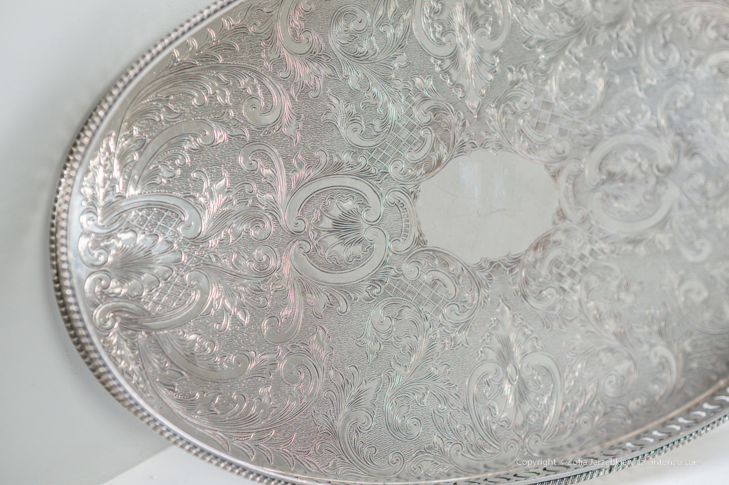 Sheffield Silver Plated on Copper Tray