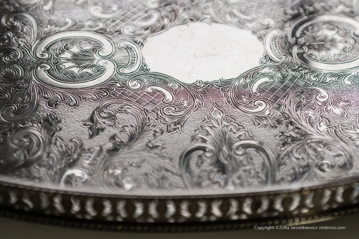 Sheffield Silver Plated on Copper Tray