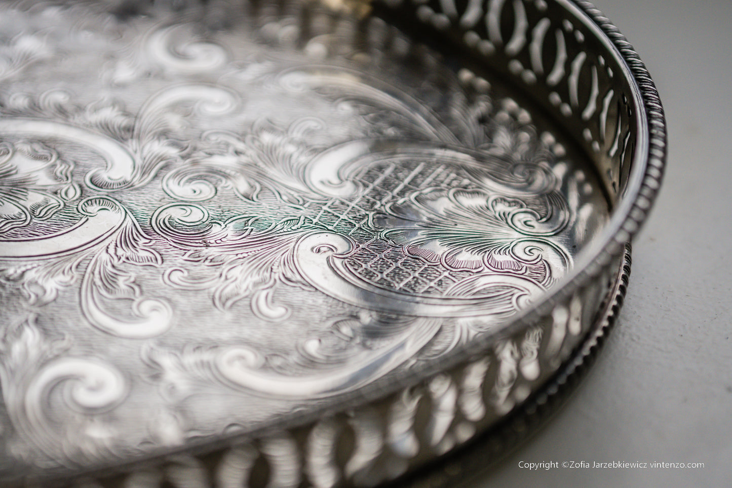 Sheffield Silver Plated on Copper Tray