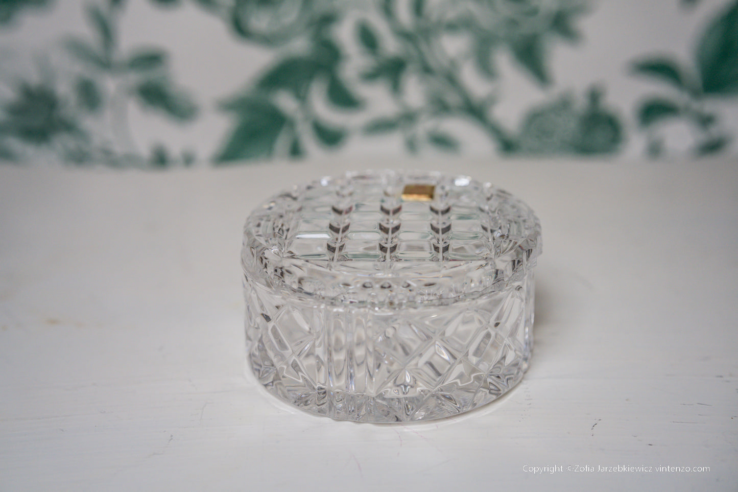 Gorham Nachtmann Dish and Lid Trinket Box