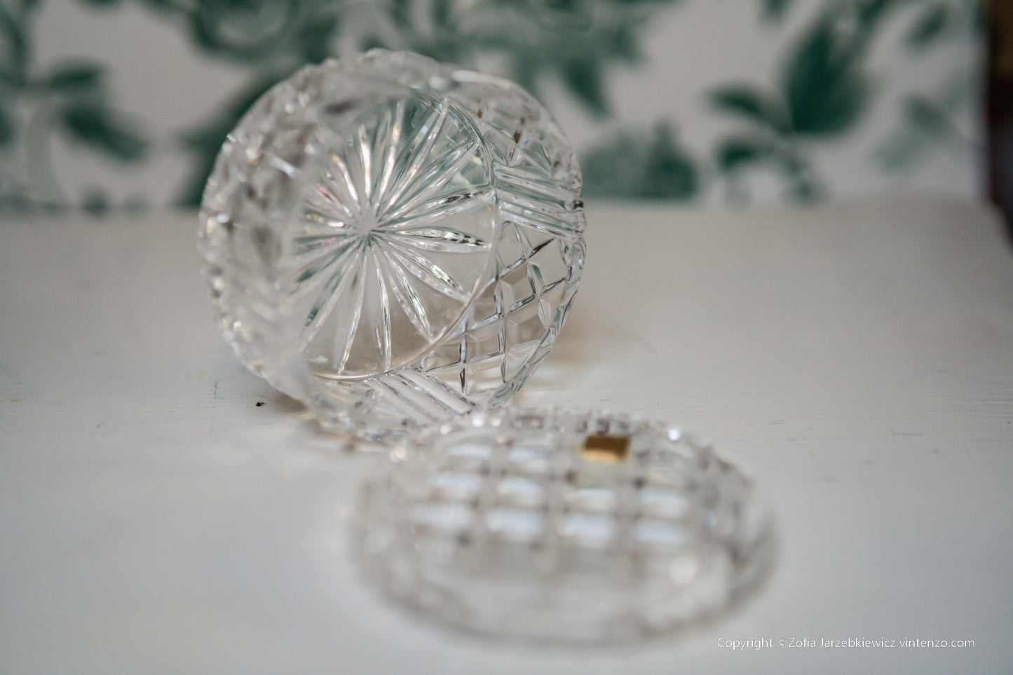 Gorham Nachtmann Dish and Lid Trinket Box