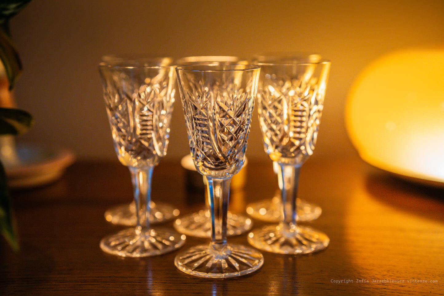 Waterford Crystal Clare 6 Sherry Glasses