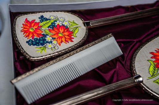 Vintage Vanity Set in original box