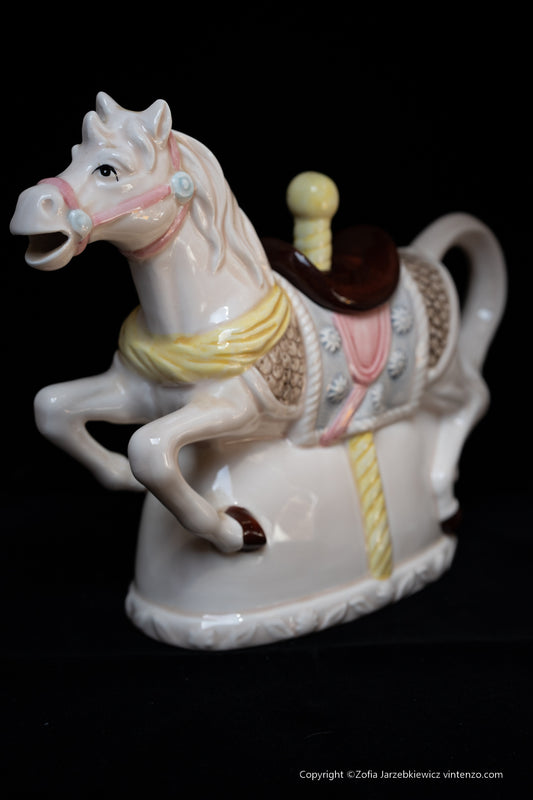 Vintage Carousel Horse Teapot, Heritage Mint