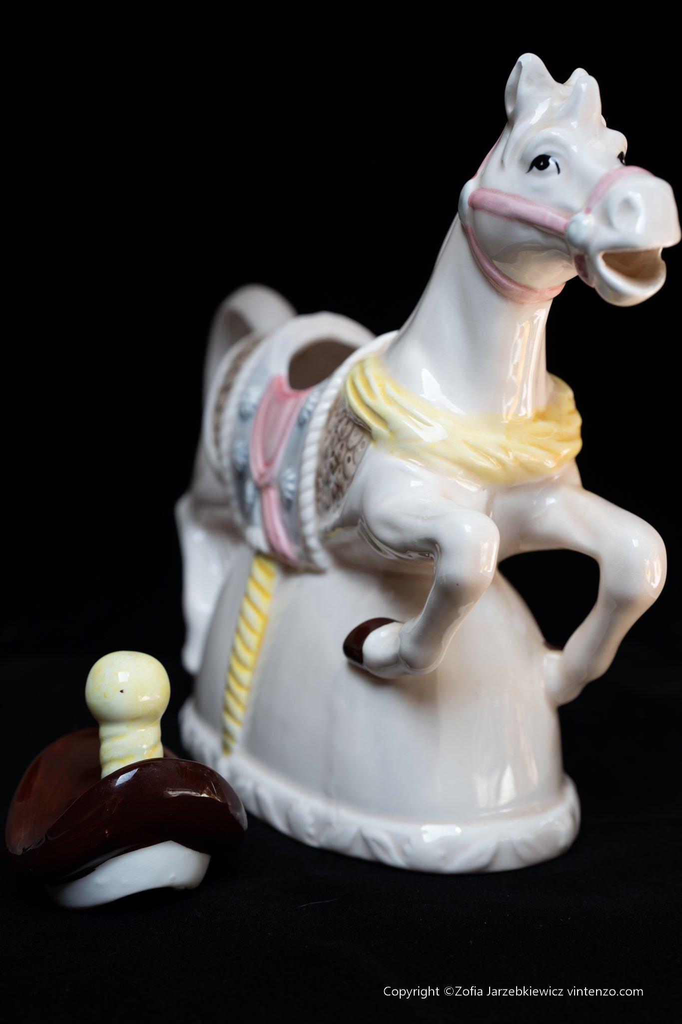 Vintage Carousel Horse Teapot, Heritage Mint