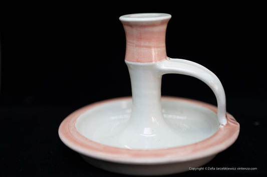 Handmade Pottery Candleholder