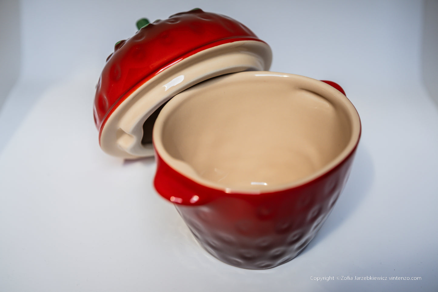 Le Creuset Strawberry Stoneware Ceramic Cocotte