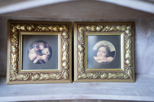 Two Small Cherub pictures
