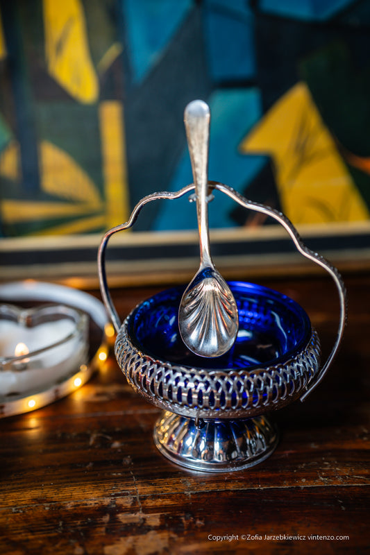 Sugar Bowl with Spoon