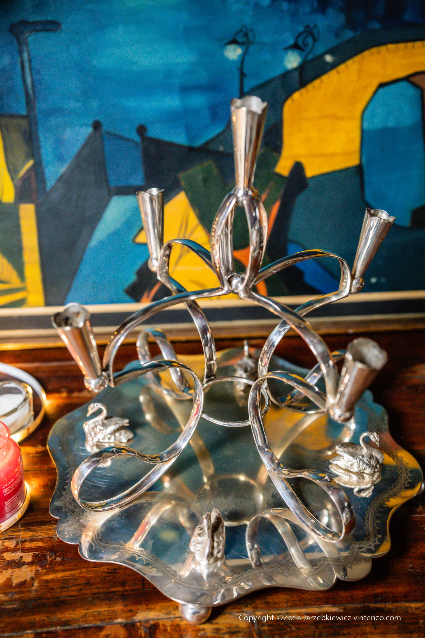 Sheffield Venture Silver Plated Table Centre