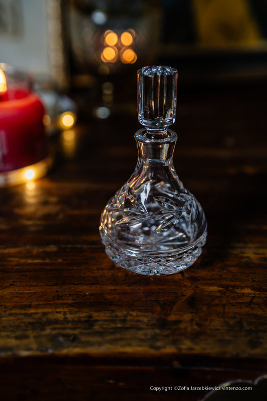 Galway Crystal Perfume/Vanity Bottle