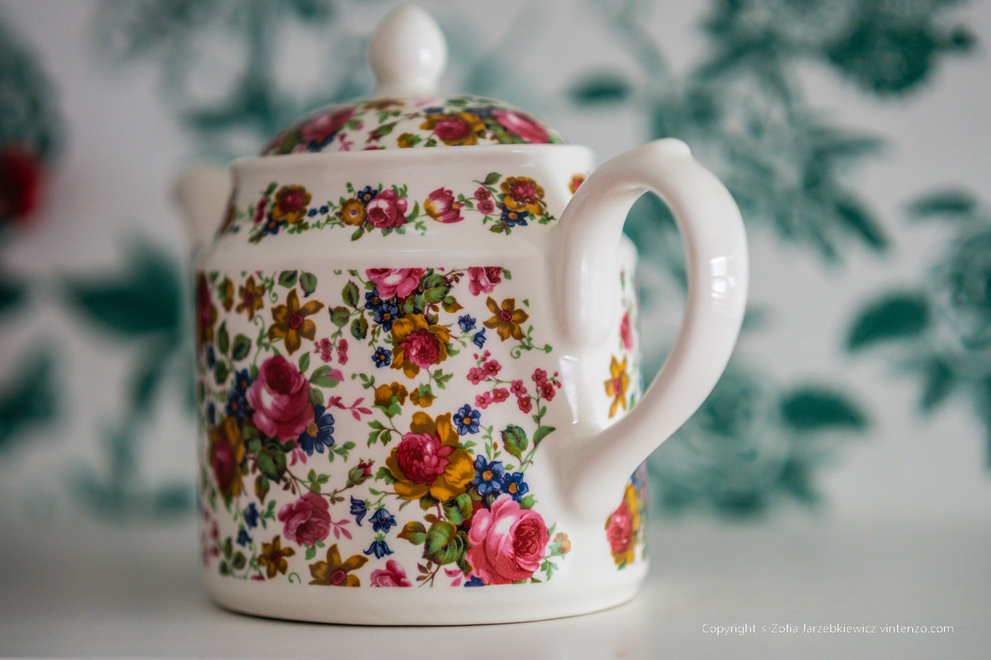 Sadler Olde Chintz 1.5 Pint Teapot