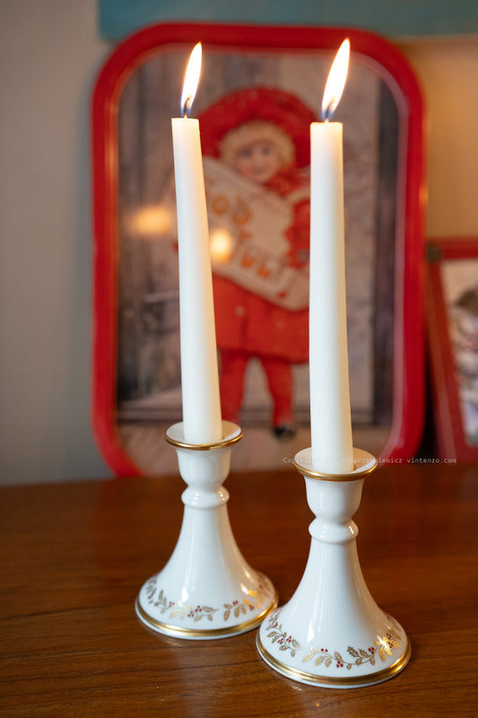 Lenox Eternal Christmas Candle Holders