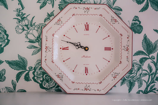 Johnson Brothers Madison Ceramic Wall Clock