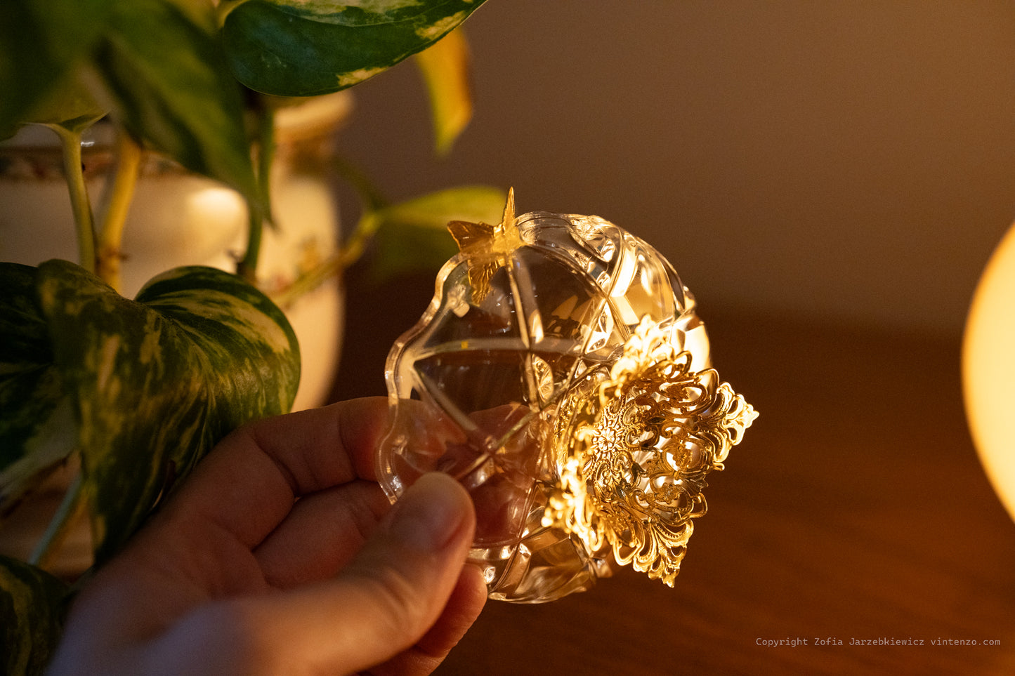 Killarney Crystal Butterfly Trinket Dish